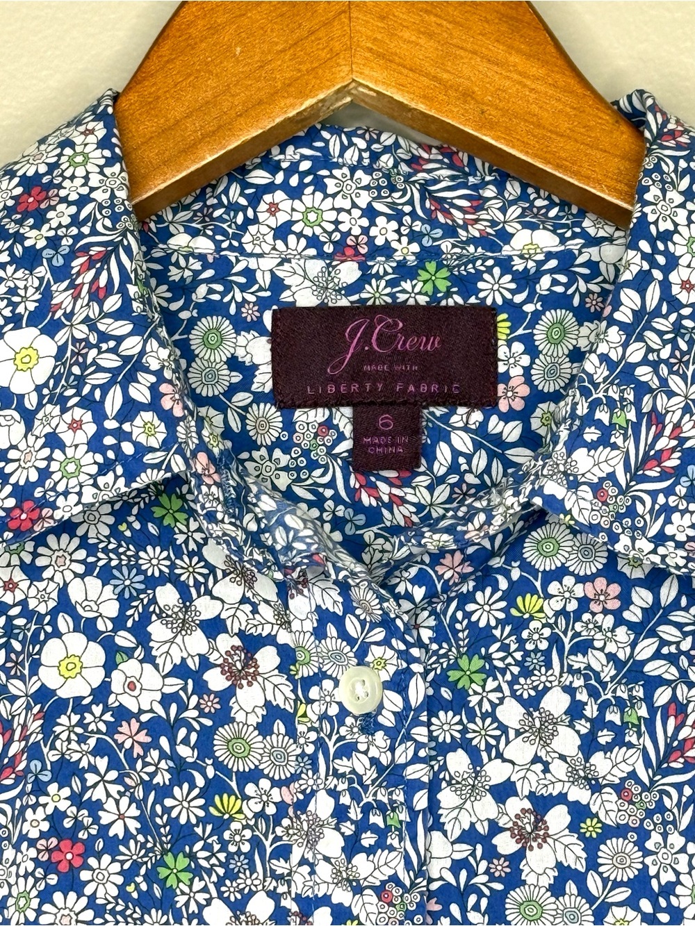 J Crew Liberty of London Junes Meadow Floral Button Down Shirt - Picture 6 of 7